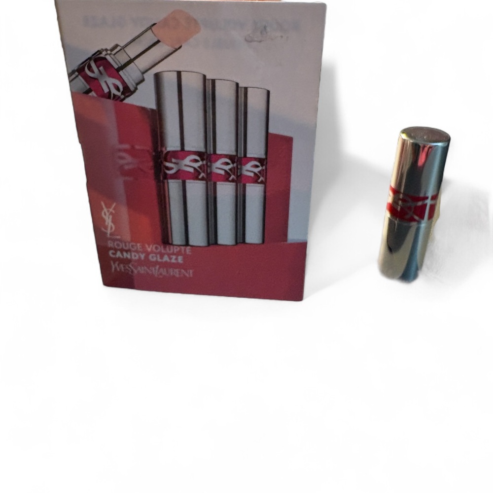 Yves Saint Laurent Rouge Volupte Double Care Balm in Candy Glaze Travel Size NIP - Picture 9 of 9